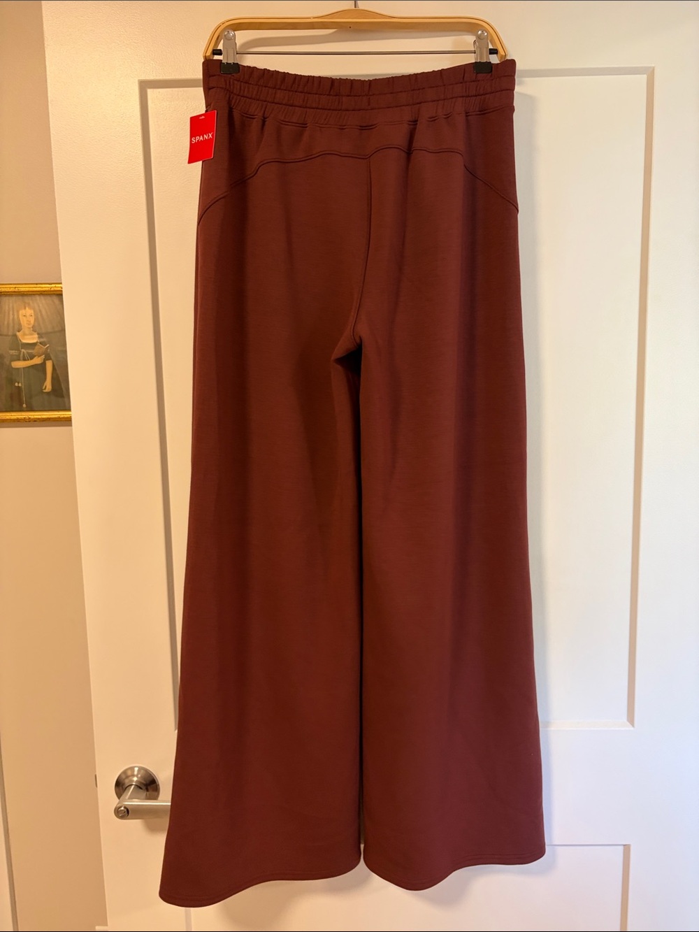 *NWT* SPANX Air Essentials Wide Leg Pant Spice large - Picture 3 of 8